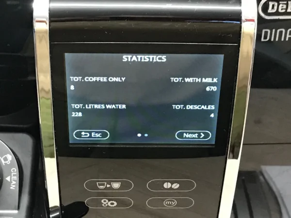 DeLonghi Dinamica Plus Automatic Bean to Cup Coffee Machine ECAM370.70.B - Image 6